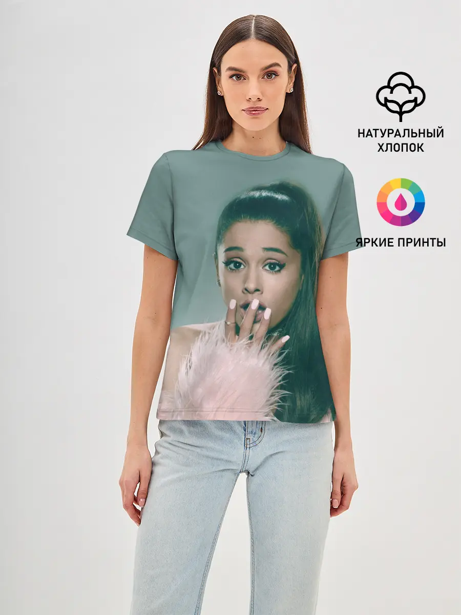 Женская базовая футболка / Ariana Grande