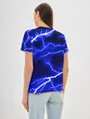Женская базовая футболка / СИНИЕ МОЛНИИ