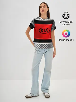 Женская базовая футболка / KIA