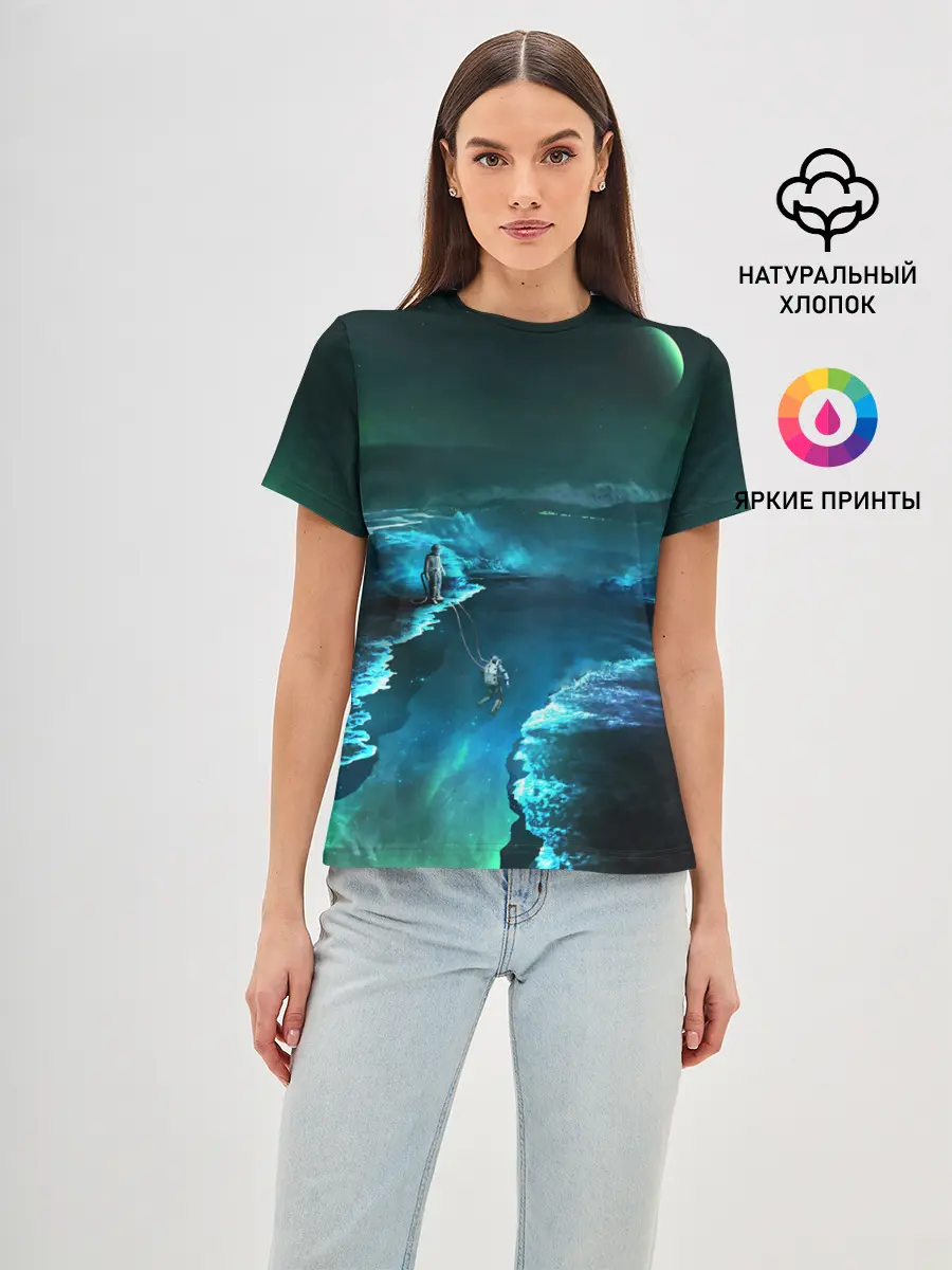 Женская базовая футболка / ВЫЖИВШИЙ