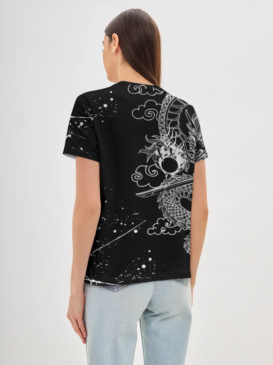 Женская базовая футболка / ТОКИЙСКИЕ МСТИТЕЛИ / TOKYO REVENGERS ДРАКОН