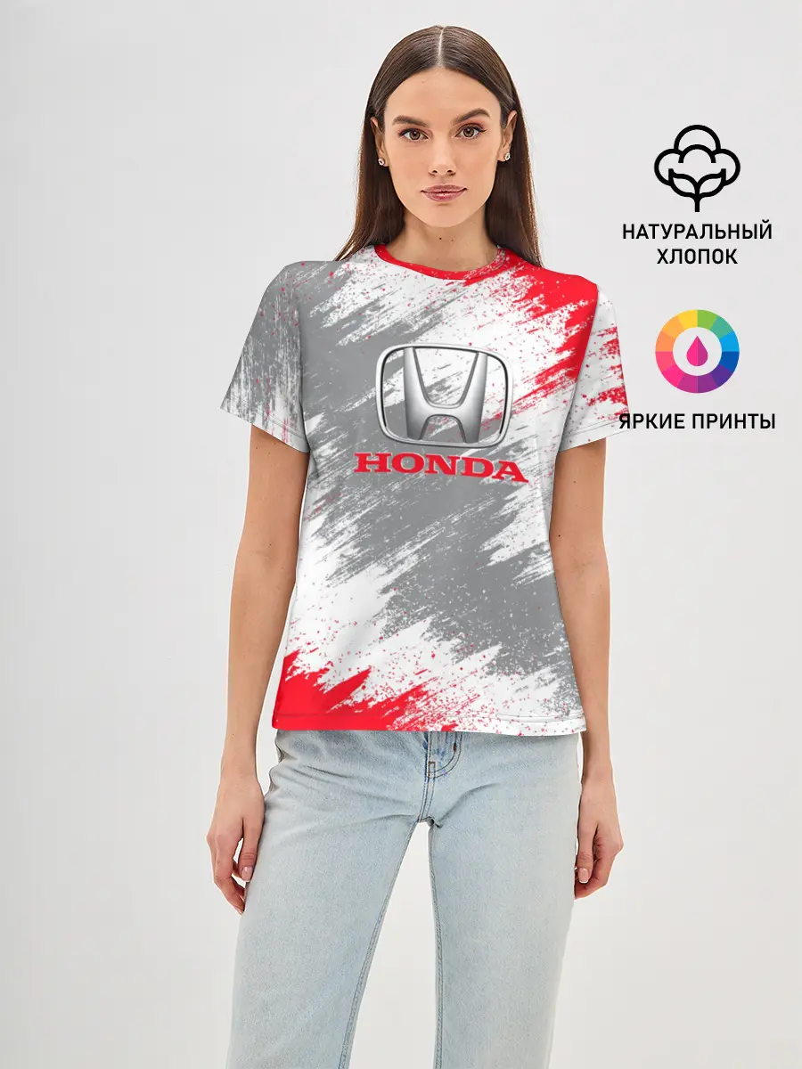 Женская базовая футболка / Honda