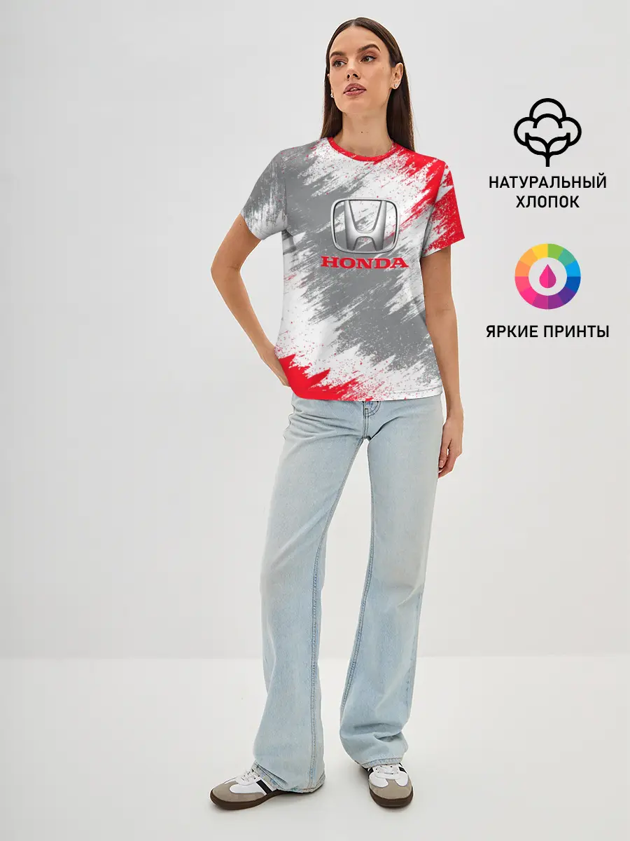 Женская базовая футболка / Honda