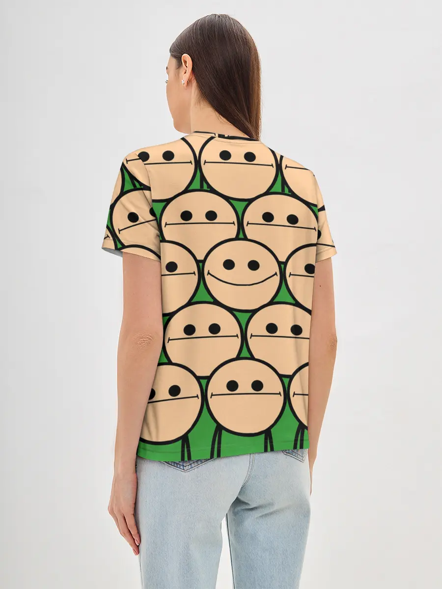 Женская базовая футболка / Cyanide & Happiness | Face Sure