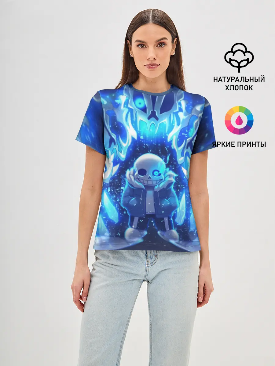 Женская базовая футболка / UNDERTALE | АНДЕРТЕЙЛ