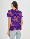 Женская базовая футболка / БАБОЧКИ ПАТТЕРН | BUTTERFLY PATTERN