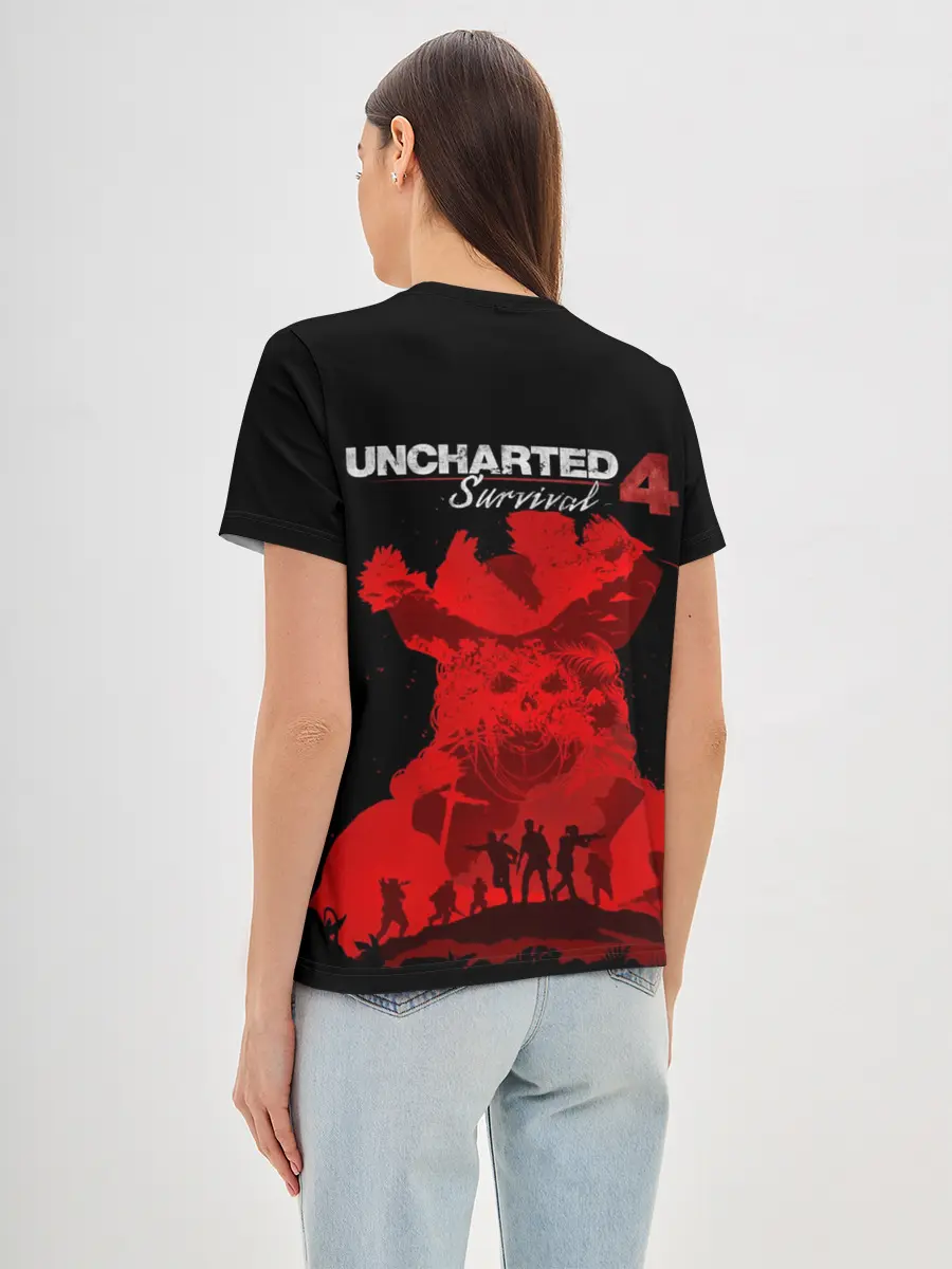 Женская базовая футболка / Uncharted 4