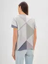 Женская базовая футболка / Треугольники