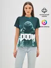 Женская базовая футболка / DOOM