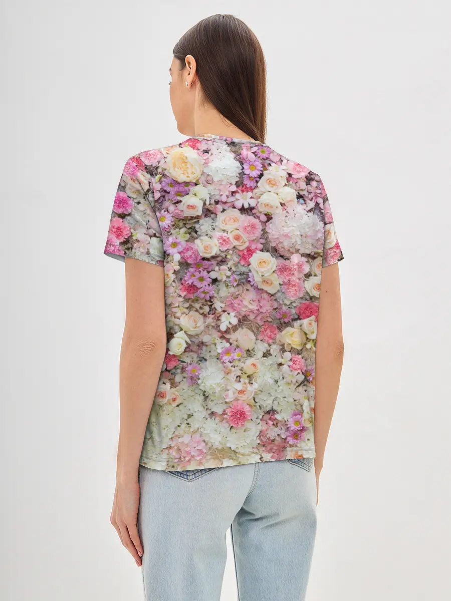 Женская базовая футболка / ВЕСЕННИЕ НАСТРОЕНИЕ | SPRING MOOD