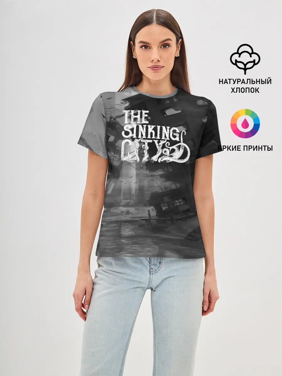 Женская базовая футболка / The Sinking City