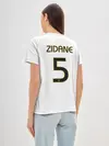 Женская базовая футболка / Зидан Реал Ретро