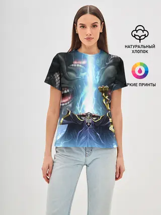 Женская базовая футболка / Оверлорд Пасти