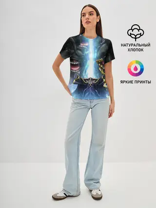 Женская базовая футболка / Оверлорд Пасти