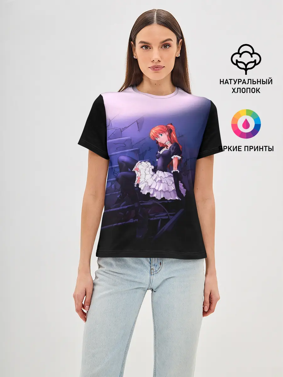 Женская базовая футболка / АСКА ЛЭНГЛИ горничная