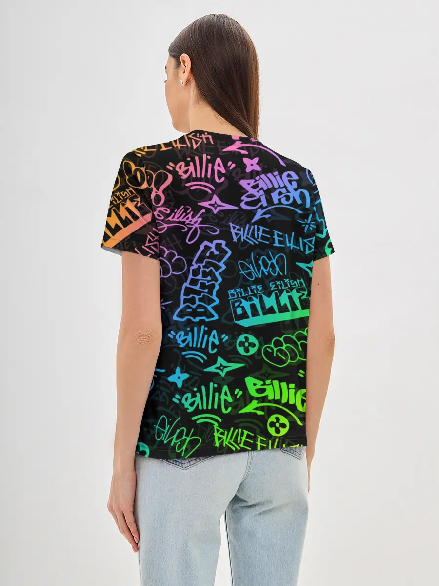 Женская базовая футболка / BILLIE EILISH | БИЛЛИ АЙЛИШ