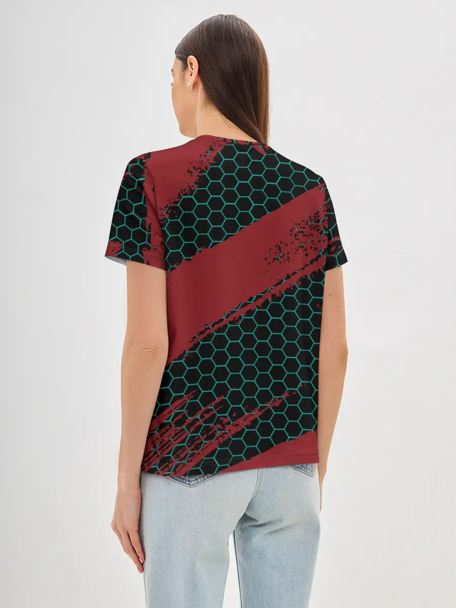 Женская базовая футболка / Liverpool: Мохамед Салах.