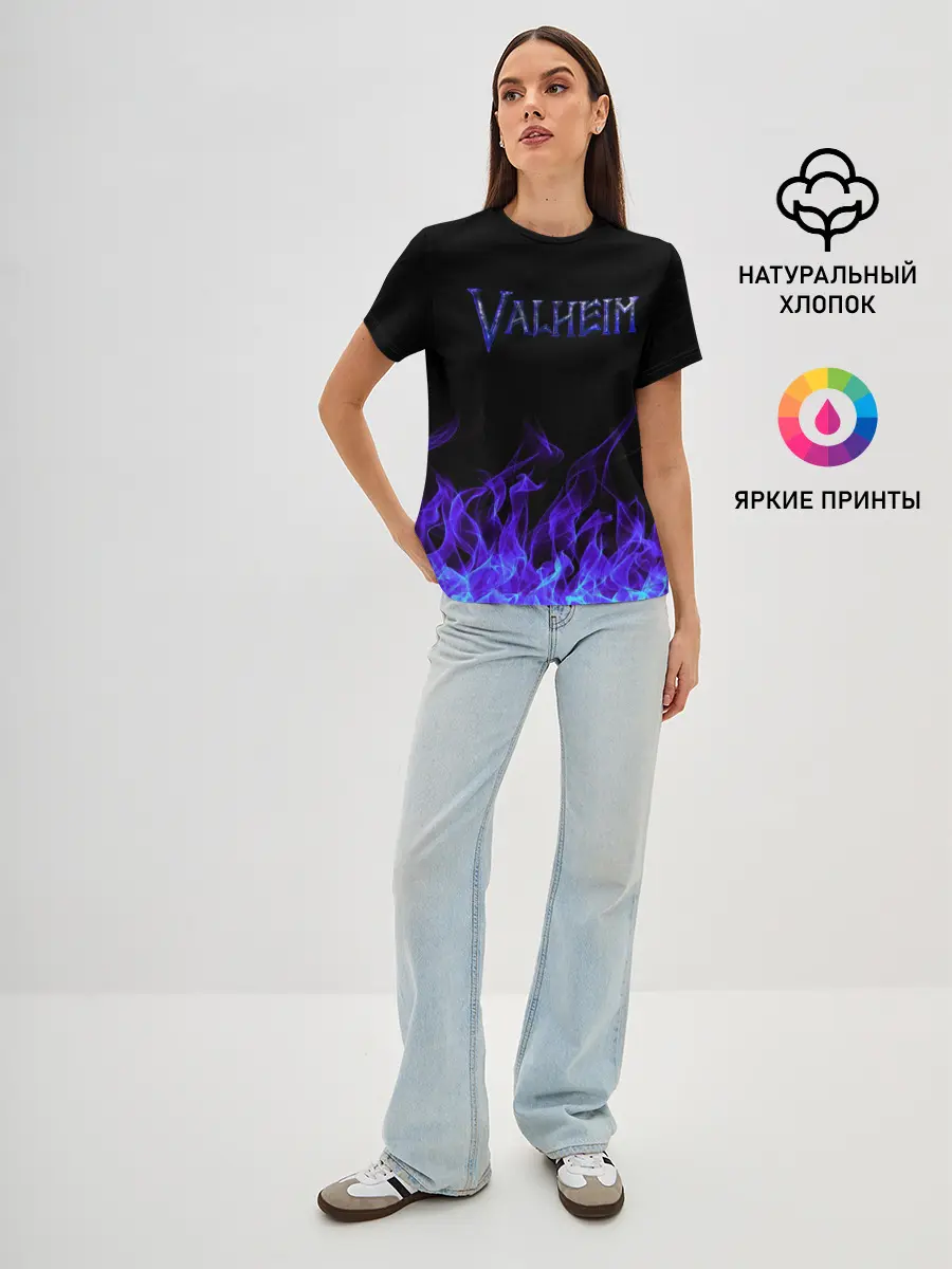 Женская базовая футболка / Valheim