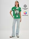 Женская базовая футболка / Boston celtics, nba
