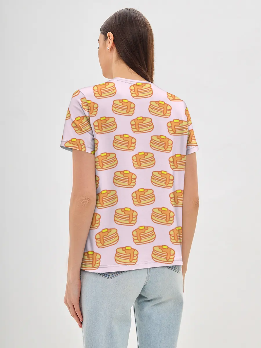 Женская базовая футболка / Блины