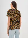Женская базовая футболка / Леопард
