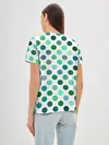 Женская базовая футболка / Горох