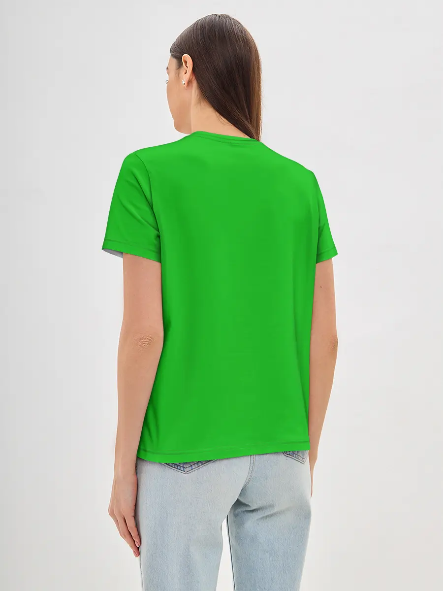 Женская базовая футболка / The Grinch