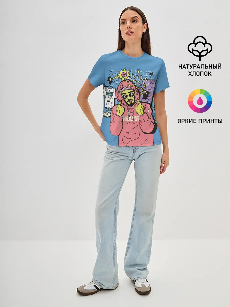 Женская базовая футболка / Mnogoznaal 4