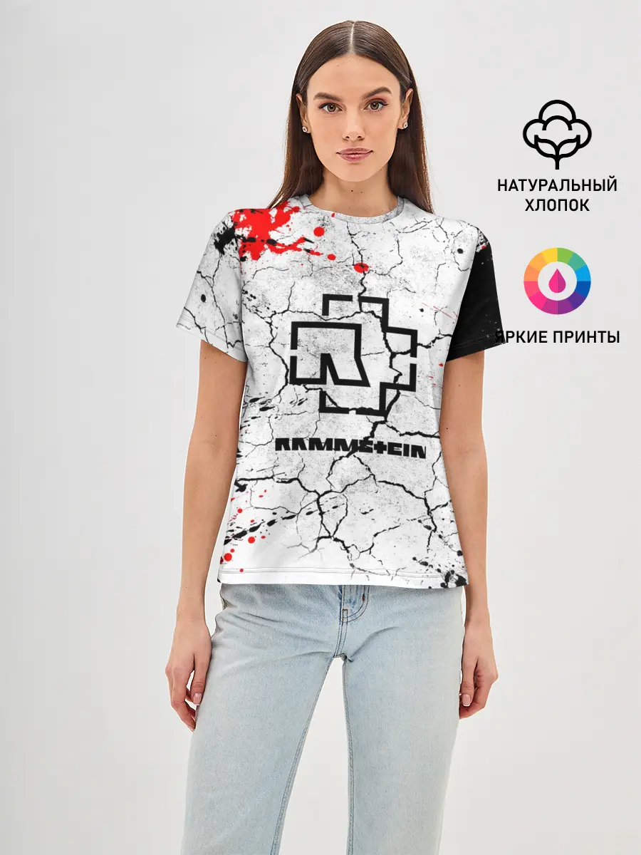 Женская базовая футболка / RAMMSTEIN