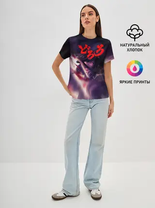 Женская базовая футболка / Хяккимару | Дороро