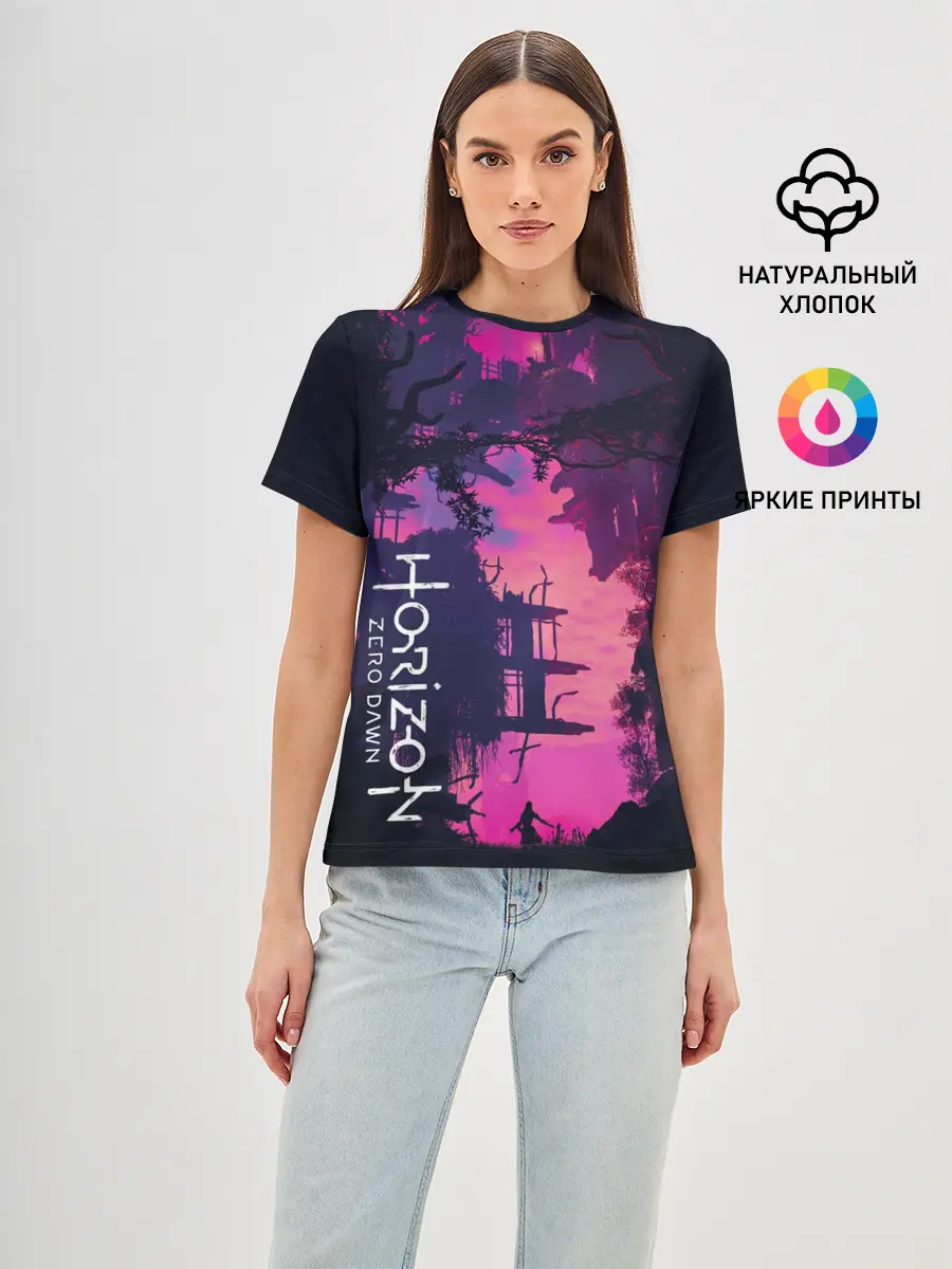Женская базовая футболка / Horizon Zero Dawn
