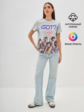 Женская базовая футболка / Got7