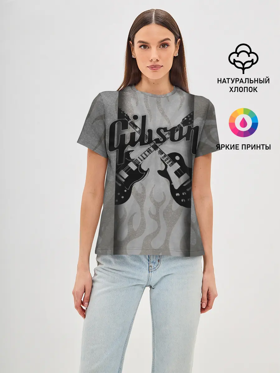 Женская базовая футболка / Gibson