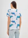 Женская базовая футболка / Рай для дельфина