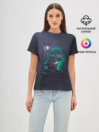 Женская базовая футболка / Кракен