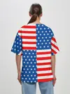 Женская футболка оверсайз / США