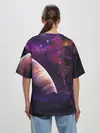 Женская футболка оверсайз / Космос