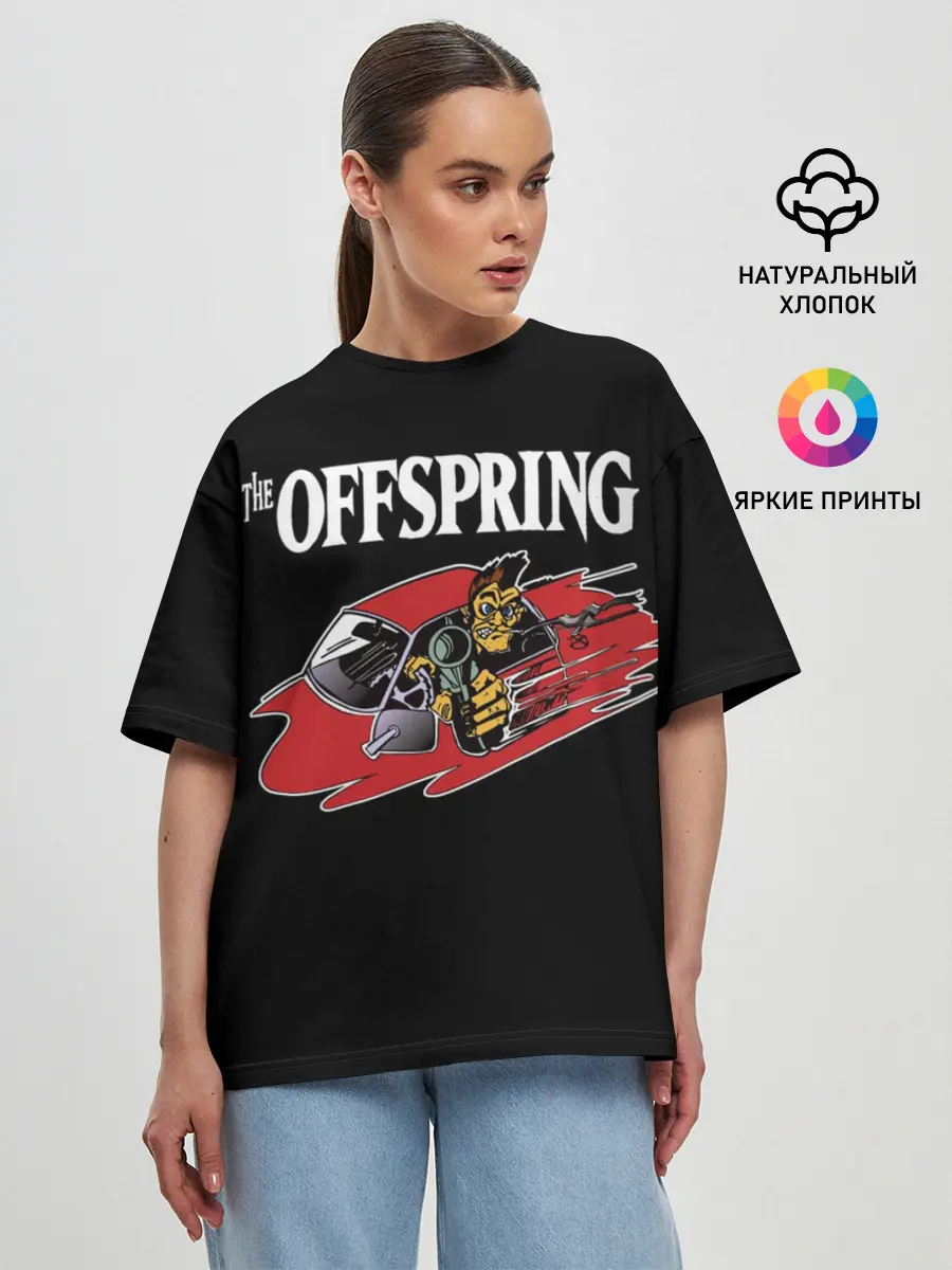 Женская футболка оверсайз / Offspring