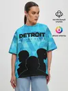 Женская футболка оверсайз / Detroit: Become Human.