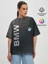 Женская футболка оверсайз / BMW