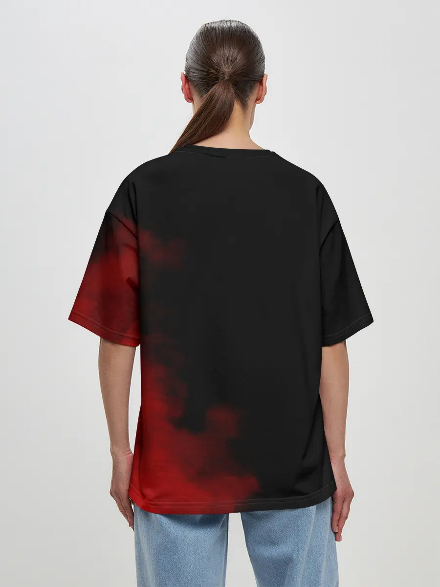 Женская футболка оверсайз / Maggots - Slipknot