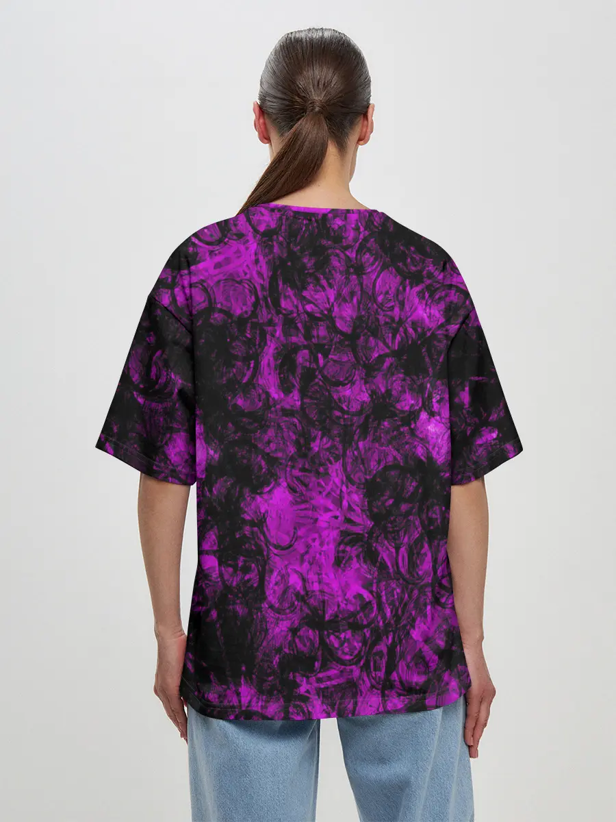 Женская футболка оверсайз / Undertale Sans.