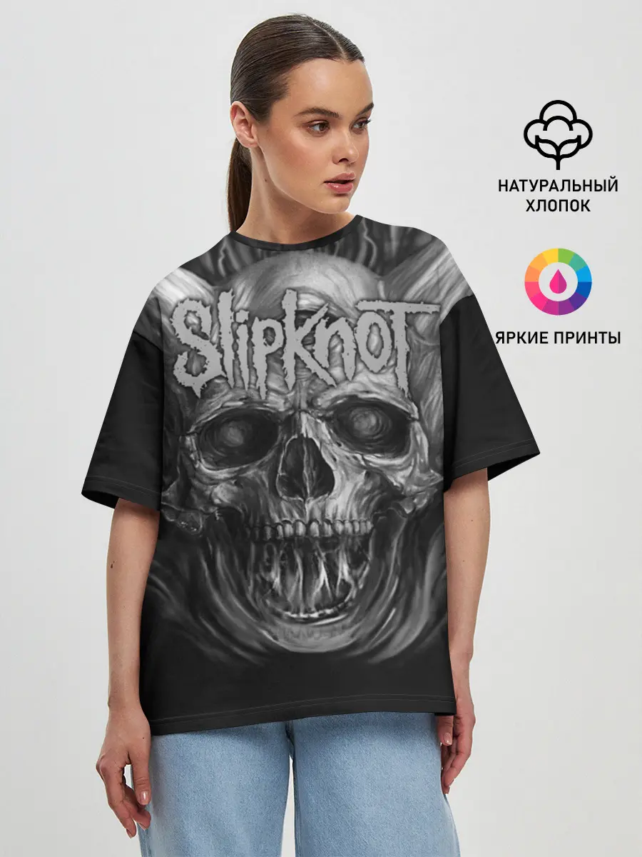 Женская футболка оверсайз / Slipknot