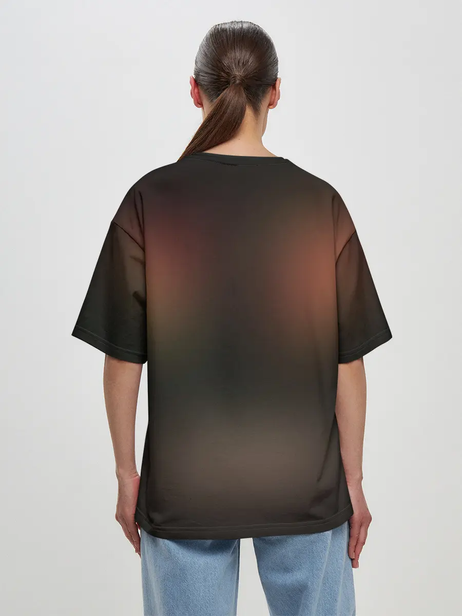 Женская футболка оверсайз / Годзилла