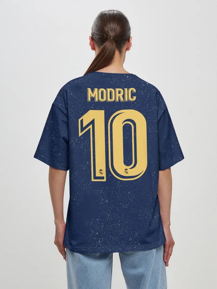 Женская футболка оверсайз / Modric away 19-20