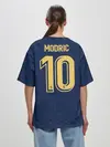 Женская футболка оверсайз / Modric away 19-20