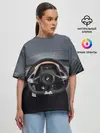 Женская футболка оверсайз / BMW
