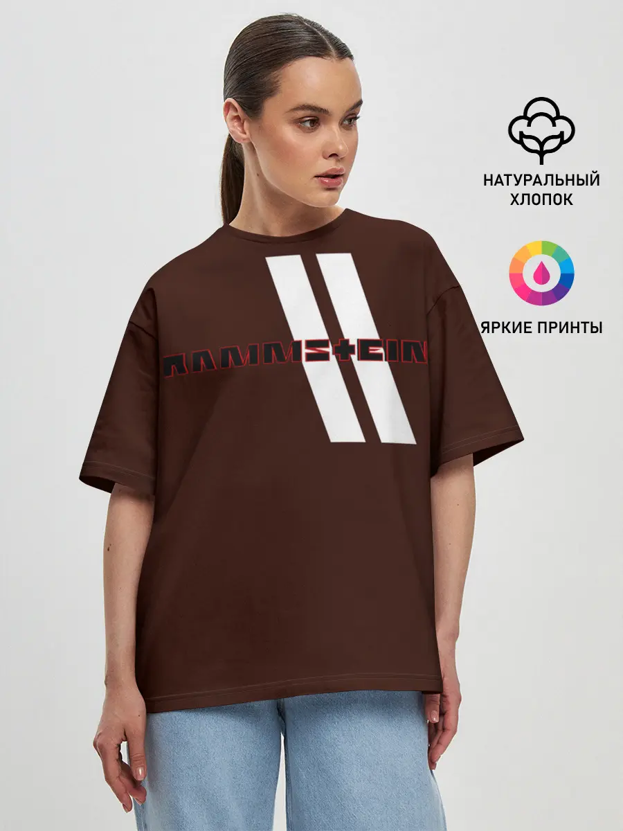 Женская футболка оверсайз / Rammstein...