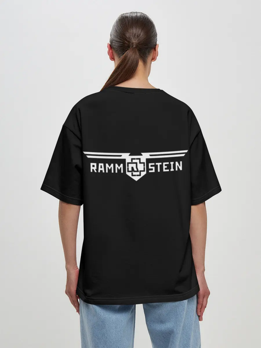 Женская футболка оверсайз / Rammstein