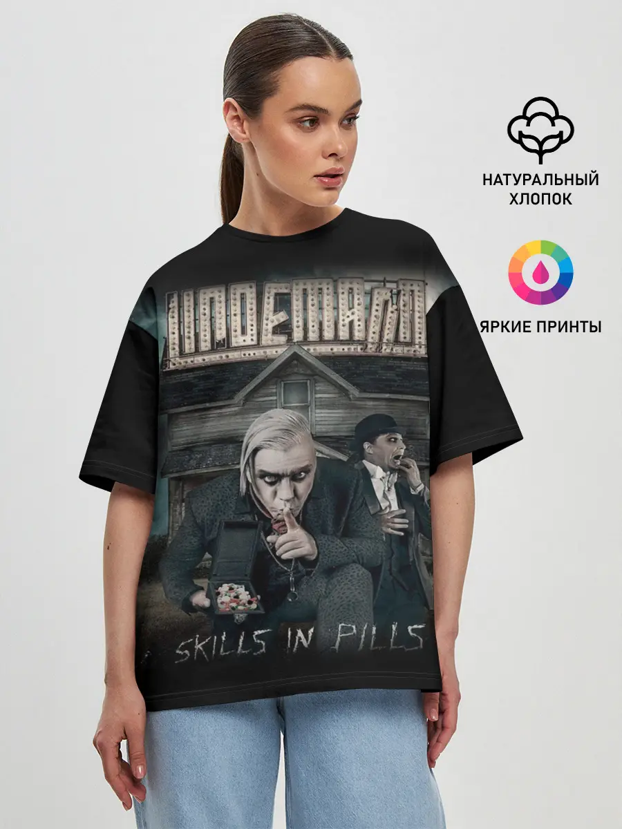 Женская футболка оверсайз / Rammstein